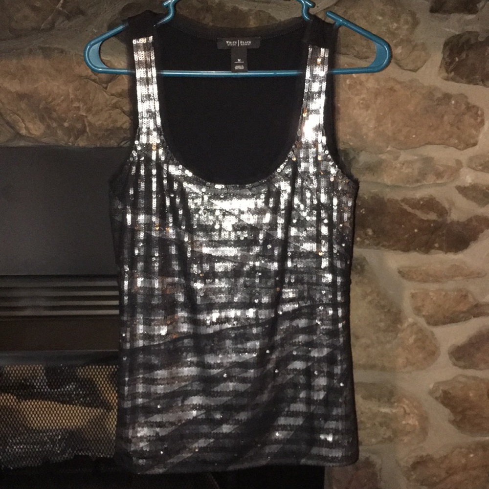 White House Black Market Sequin Tank